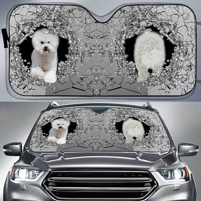 Bichon Frise Auto Sun Shade Lovely Puppy, Gift Ideas 2022