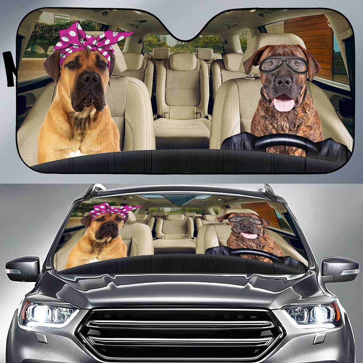 Boerboel Driver Auto Sun Shade Gift Ideas 2021