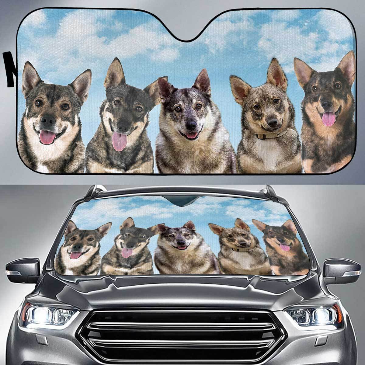 Swedish Vallhund Funny Team Auto Sun Shade Gift Ideas 2021