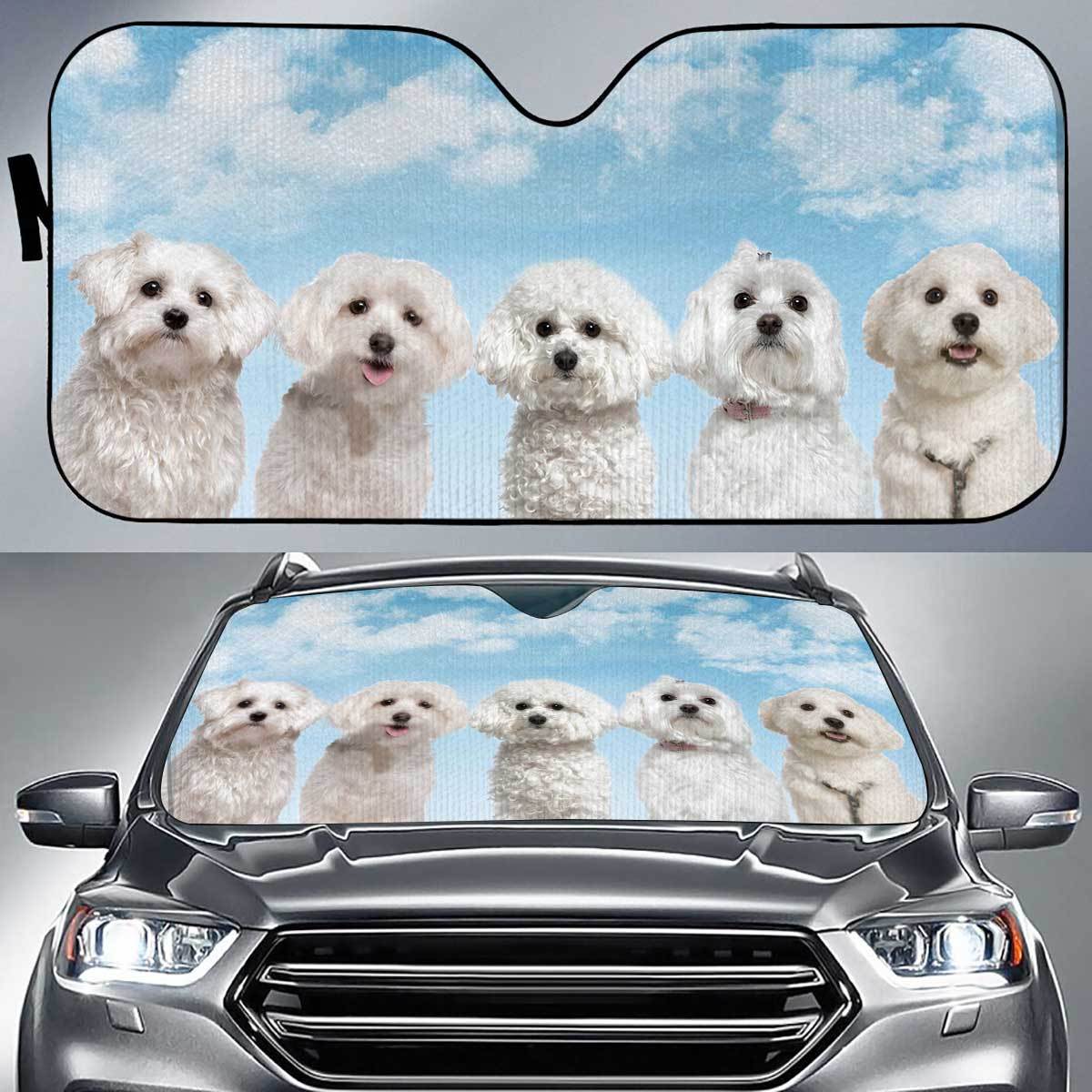 Maltese Funny Team Auto Sun Shade Gift Ideas 2022