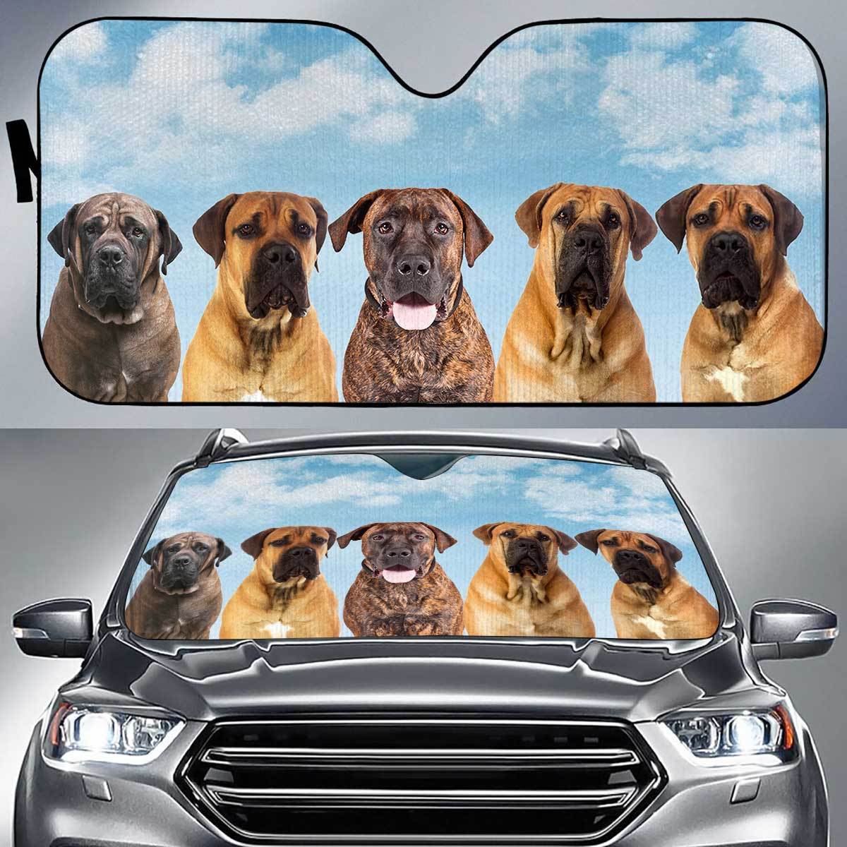 Boerboel Funny Team Auto Sun Shade Gift Ideas 2022