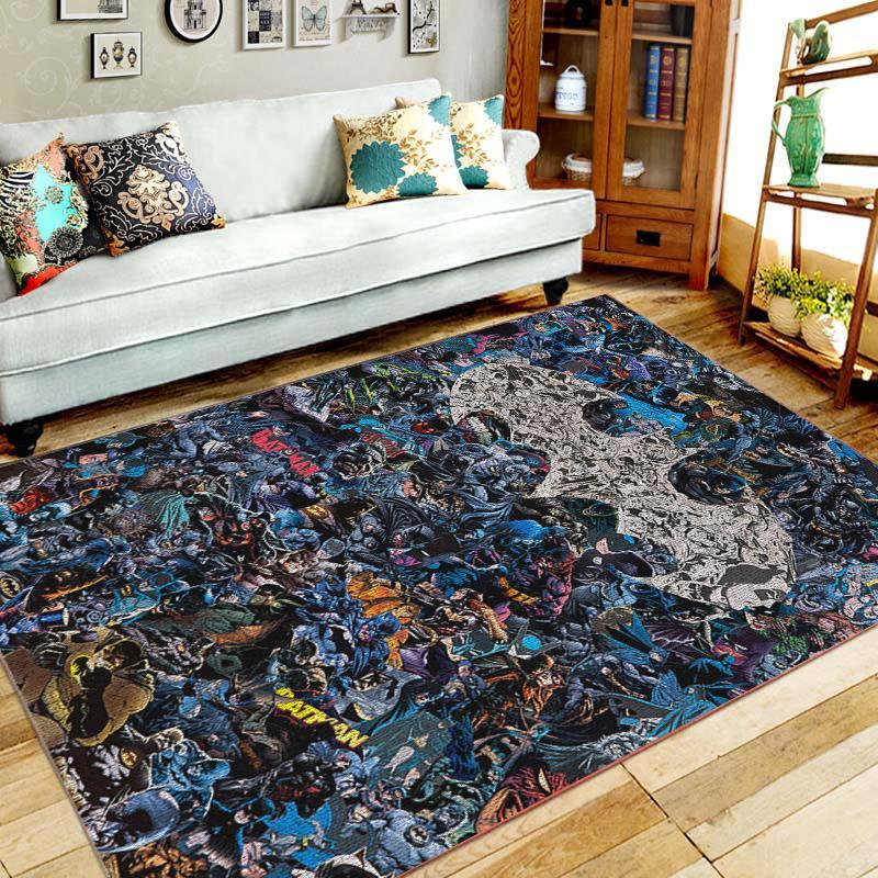 Batman Area Rug Home Decor Bedroom Living Room Decor