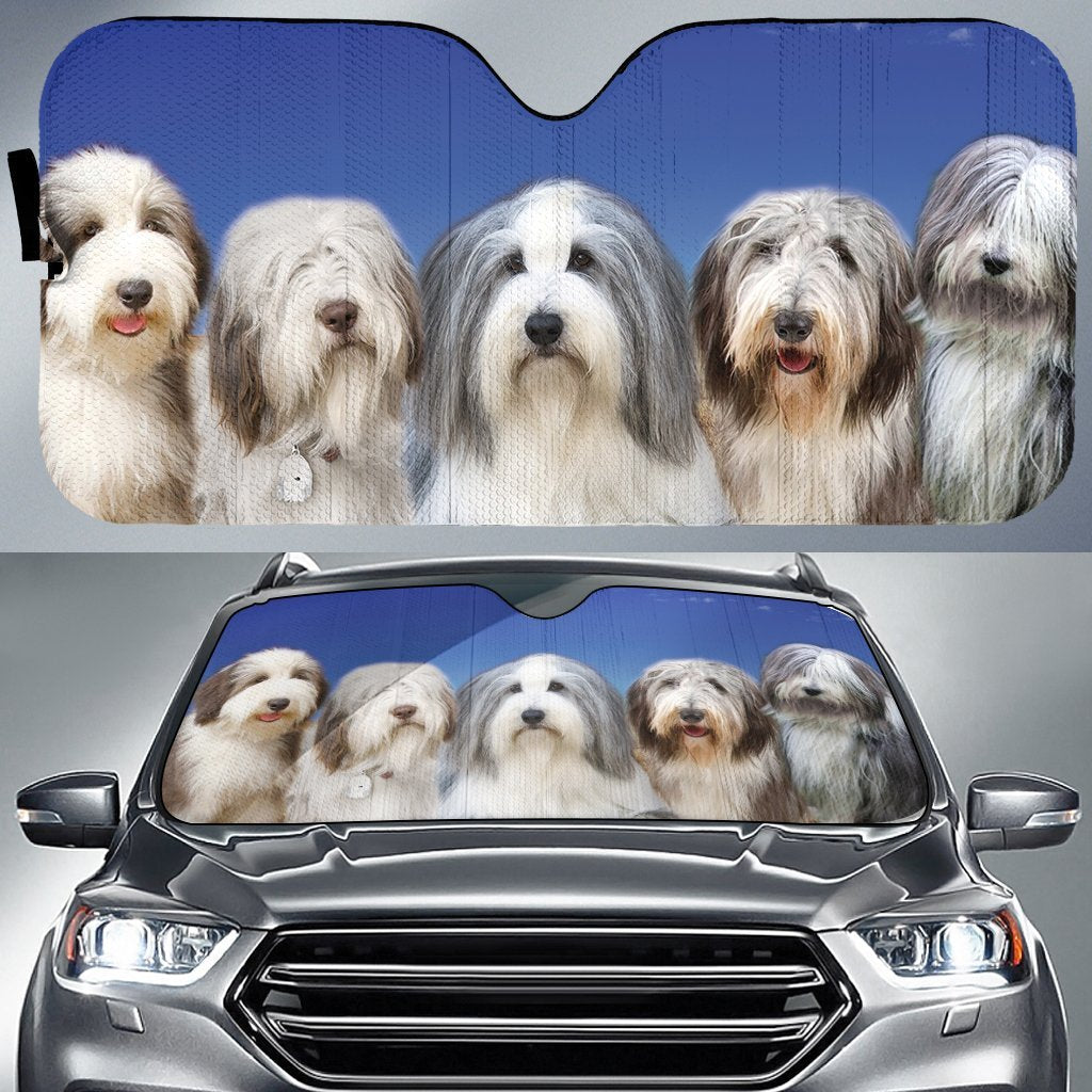 Beardie Collie Car Windshield Cover Auto Sun Shade Amazing Best Gift Ideas 2022