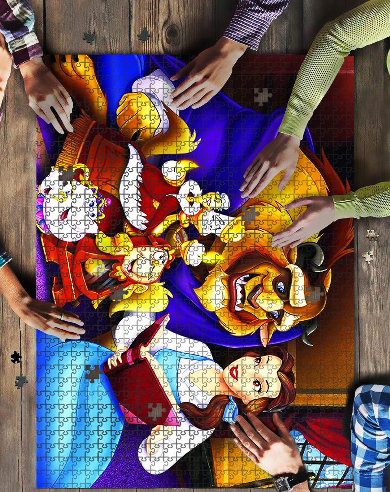Beauty And The Beast 3 Jigsaw Mock Puzzle