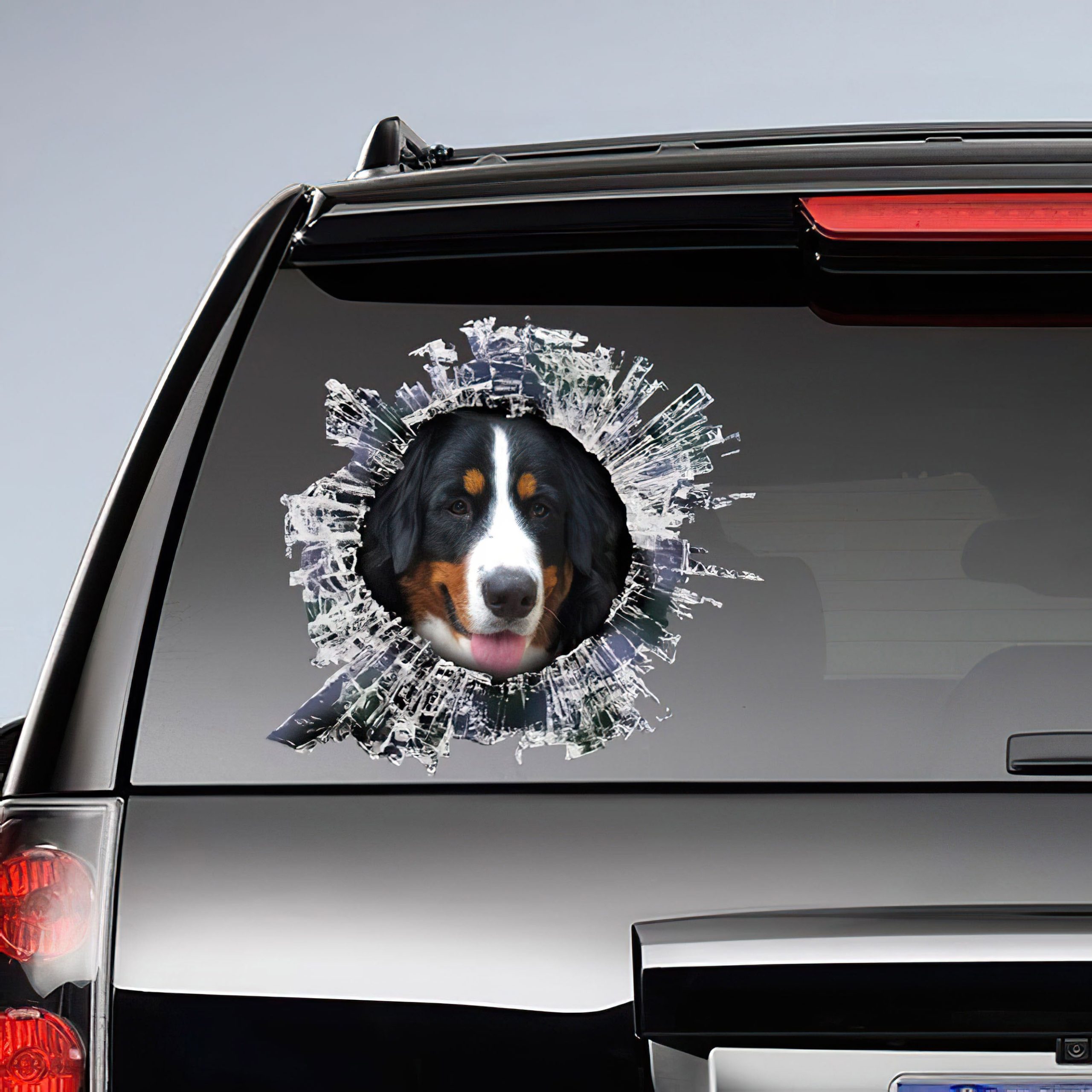 Best Bernese Mountain Dog Window Car 3D Stickers Decal Car Accessories Car Decoration Amazing Gift Idea