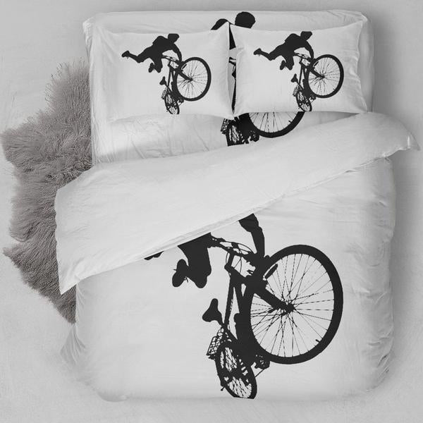 Biking Shadow Bedding Set