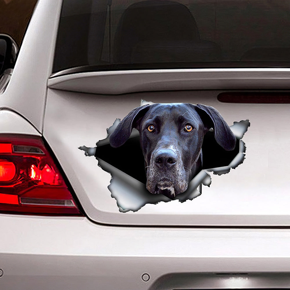 Best Black Great Dane Sticker, Car Decoration Car 3D Stickers Decal Car Accessories Car Decoration Amazing Gift Idea