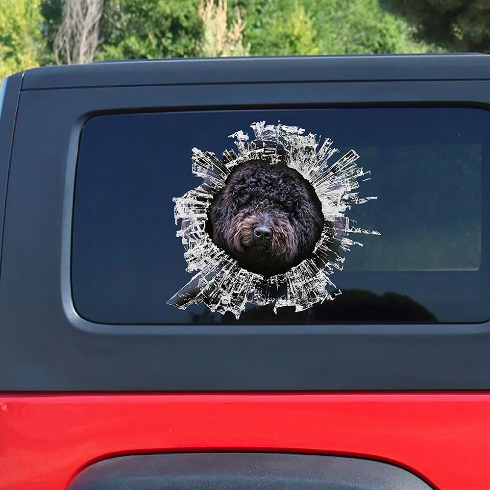 Best Black Labradoodle Window Car 3D Stickers Decal Car Accessories Car Decoration Amazing Gift Idea