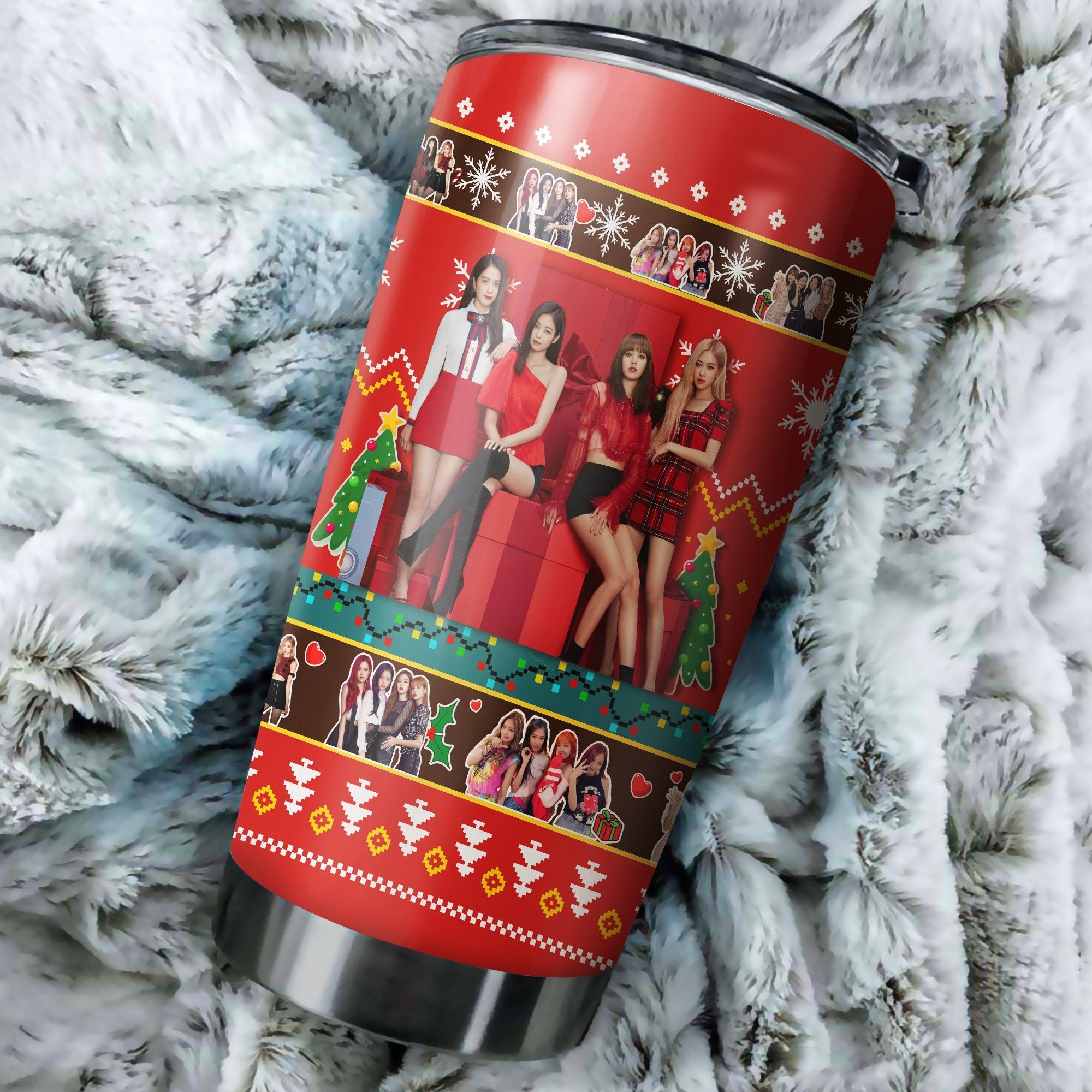 Black Pink 1 Christmas Tumbler Perfect Birthday Best Gift Stainless Traveling Mugs 2021