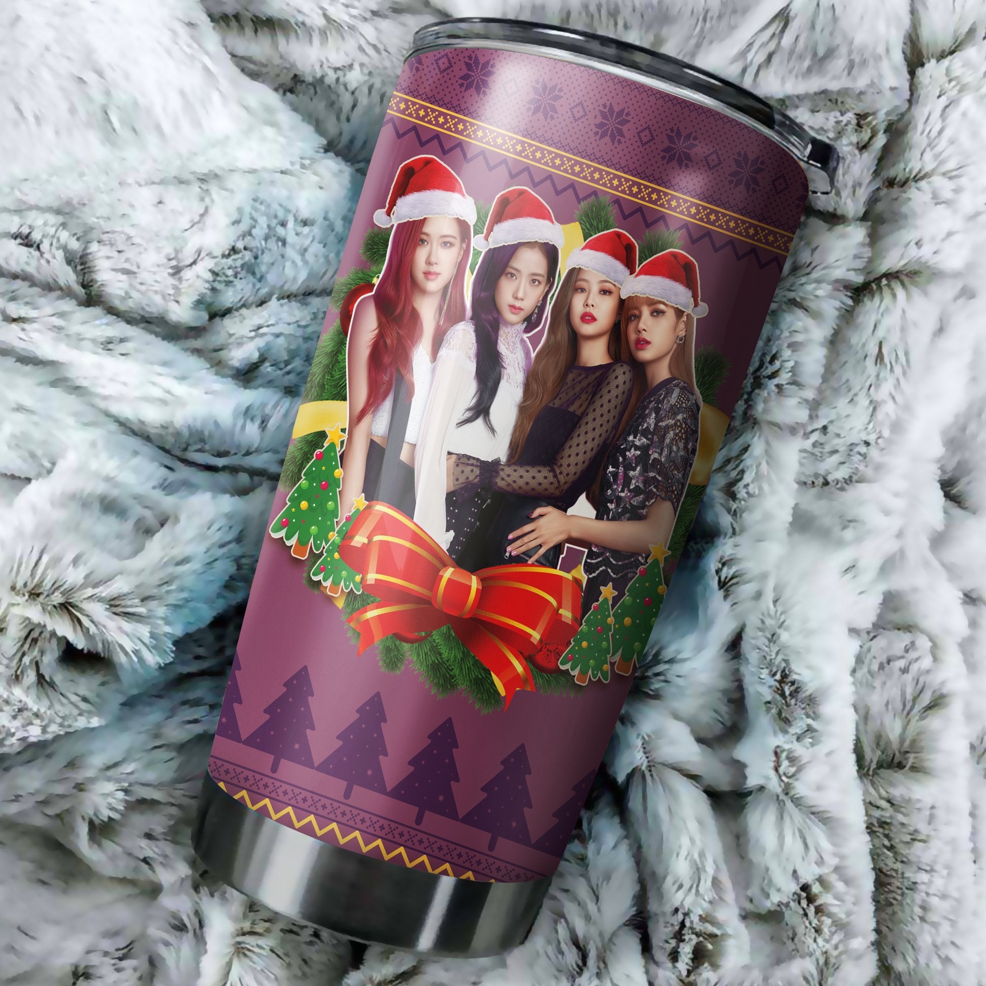 Black Pink 7 Christmas Tumbler Perfect Birthday Best Gift Stainless Traveling Mugs 2021