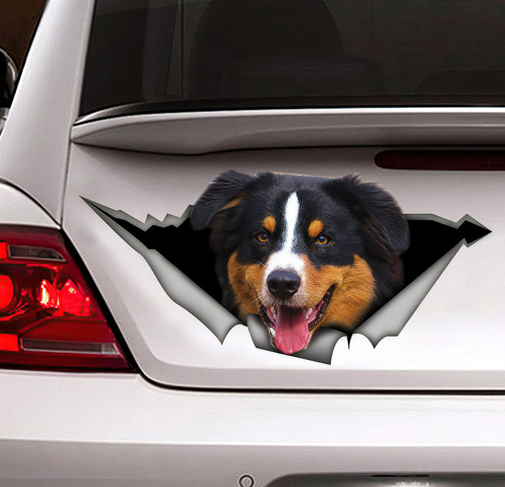 Best Black Tri Aussie Car 3D Stickers Decal Car Accessories Car Decoration Amazing Gift Idea