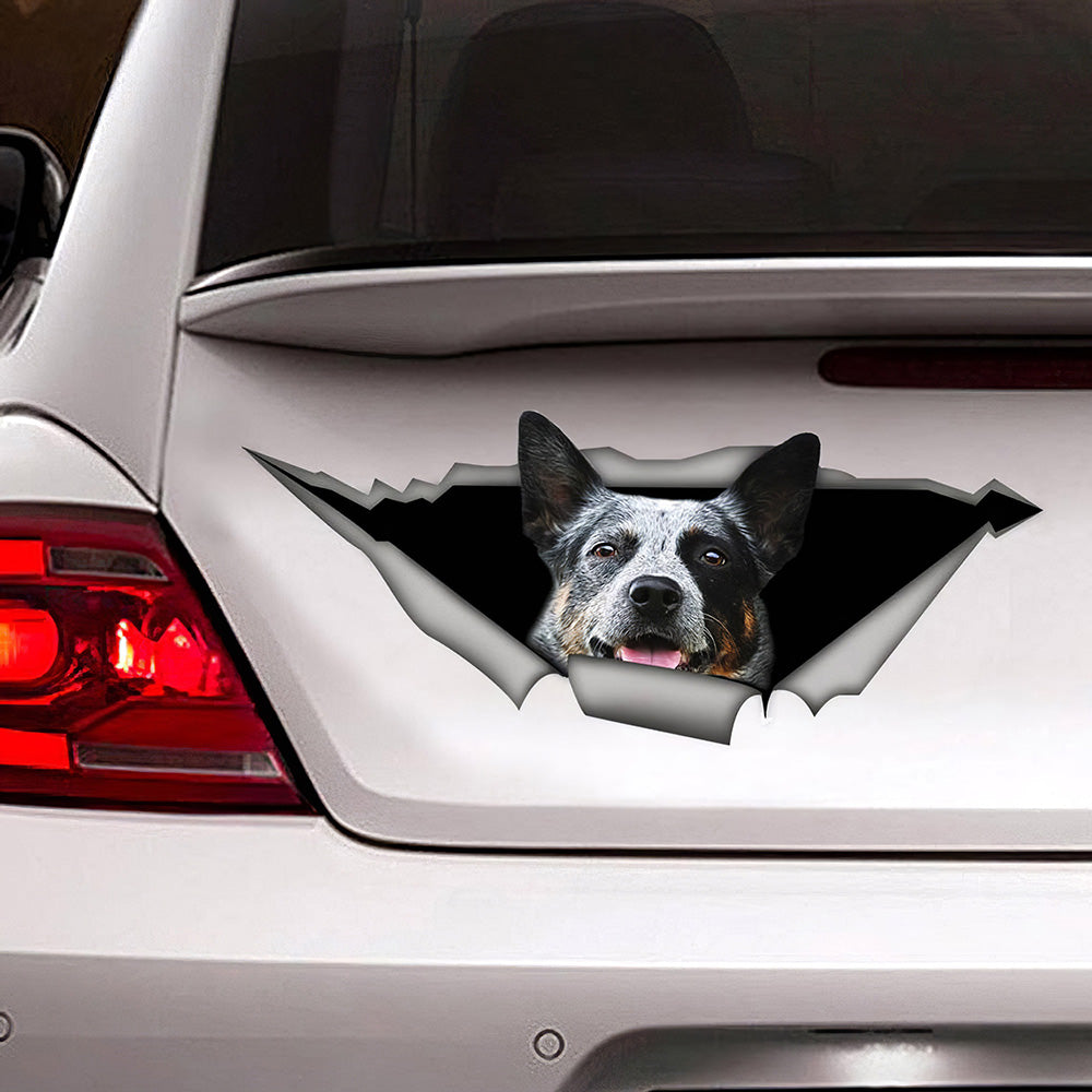 Best Blue Heeler Car 3D Stickers Decal Car Accessories Car Decoration Amazing Gift Idea