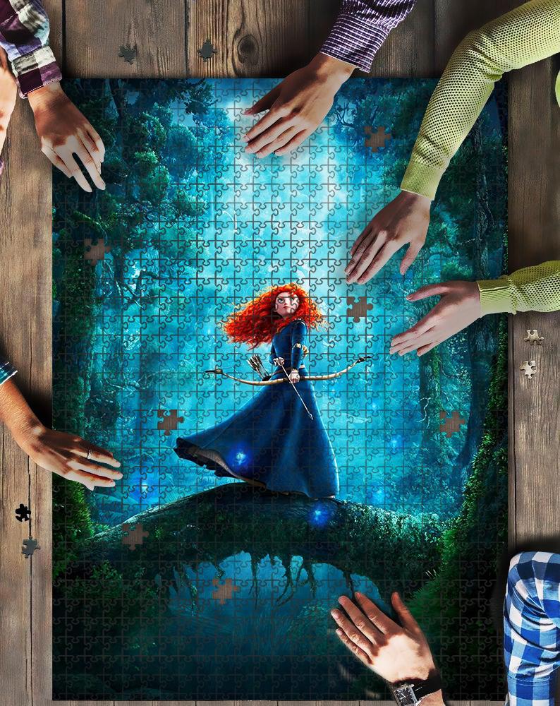 Brave Princess Merida Jigsaw Mock Puzzle