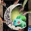 Bulbasaur Pokemon Love To The Moon Mock Jigsaw Puzzle Kid Toys