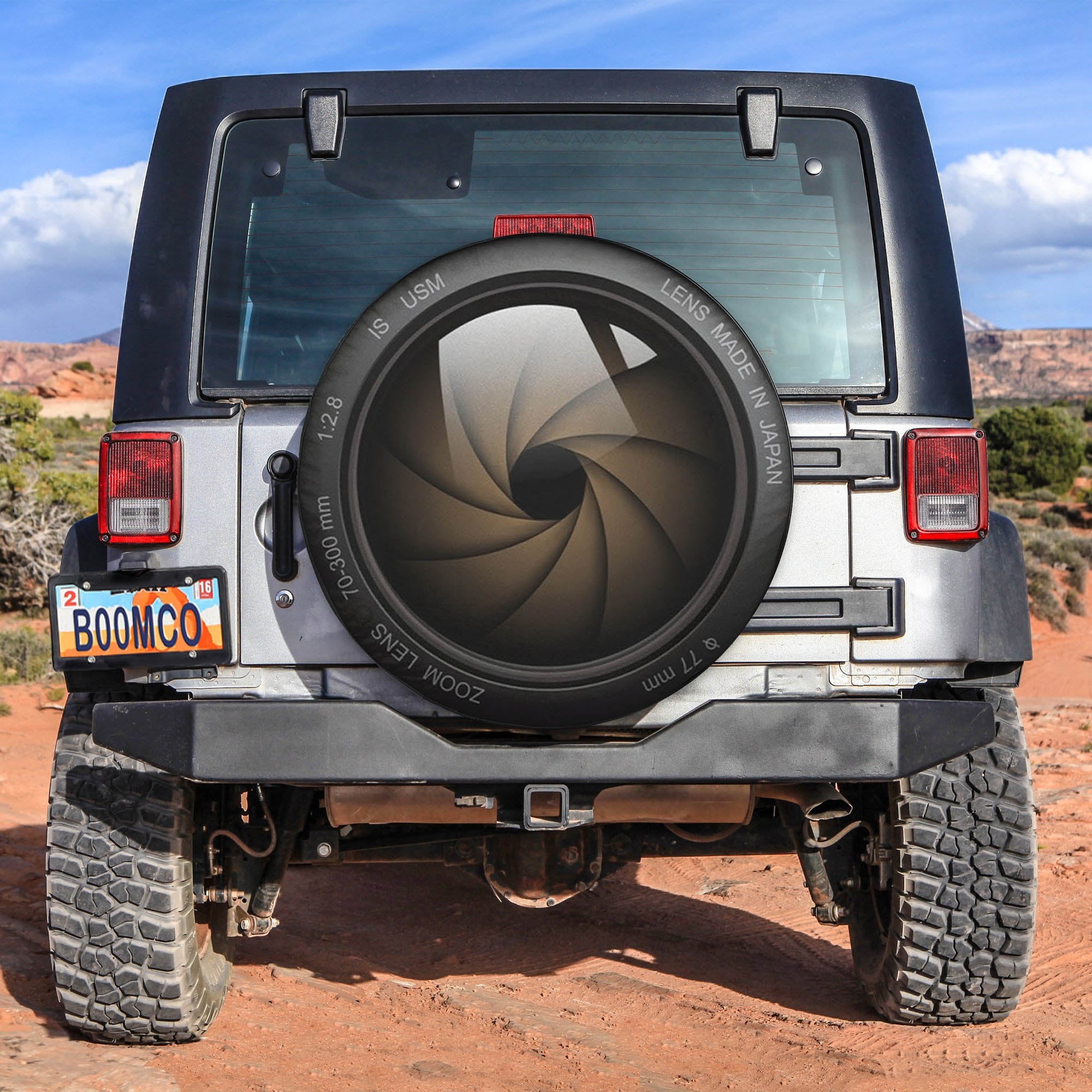 Camera Len Zoom Focus Spare Tire Covers Gift For Campers