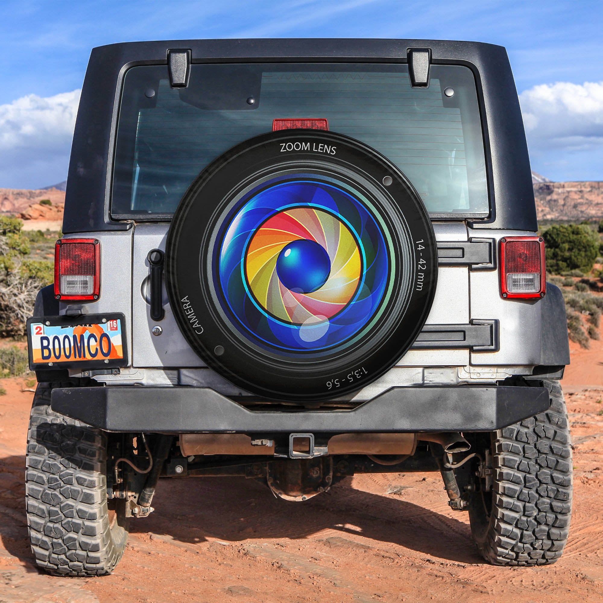 Camera Zoom Len Spare Tire Covers Gift For Campers