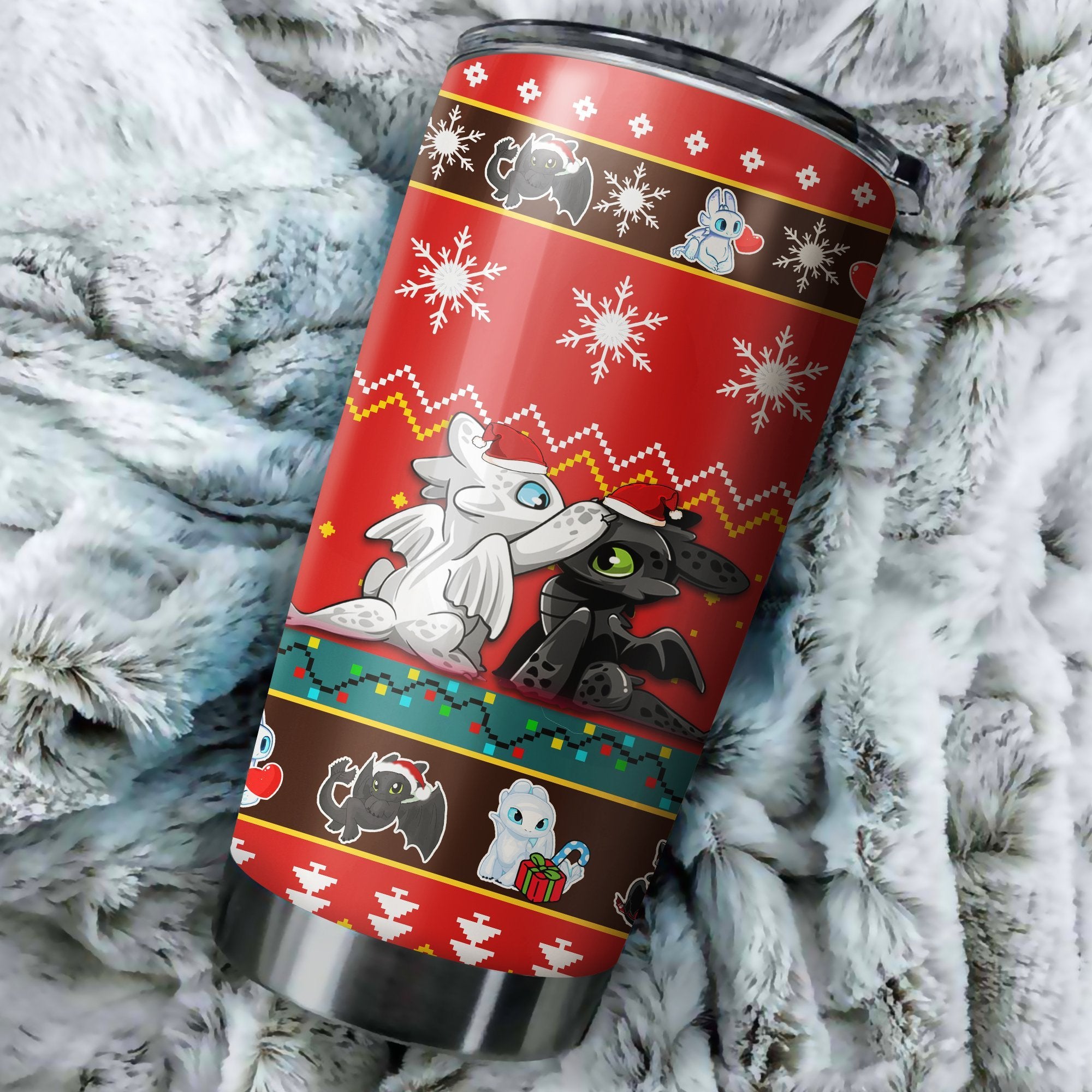 Cat Back White Christmas Tumbler Perfect Birthday Best Gift Stainless Traveling Mugs 2021