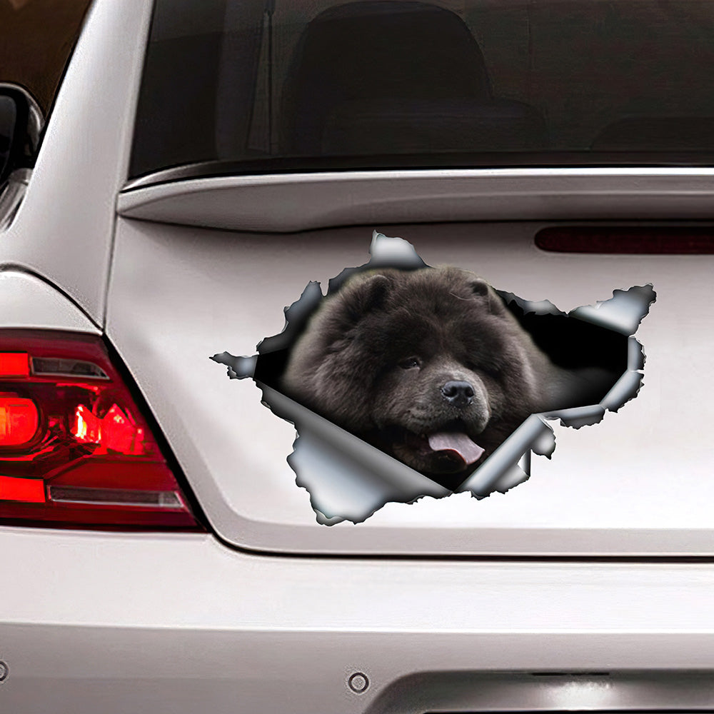 Best Chow Chow Car 3D Stickers Decal Car Accessories Car Decoration Amazing Gift Idea