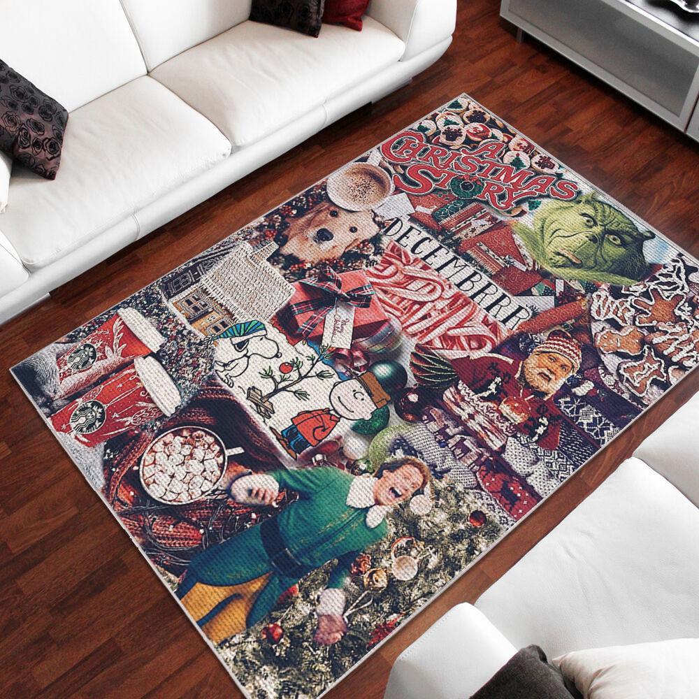 Christmas Movie Area Rug Home Decor Bedroom Living Room Decor