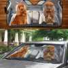 Cocker Spaniel Couple Car Sunshade Gift Ideas 2022