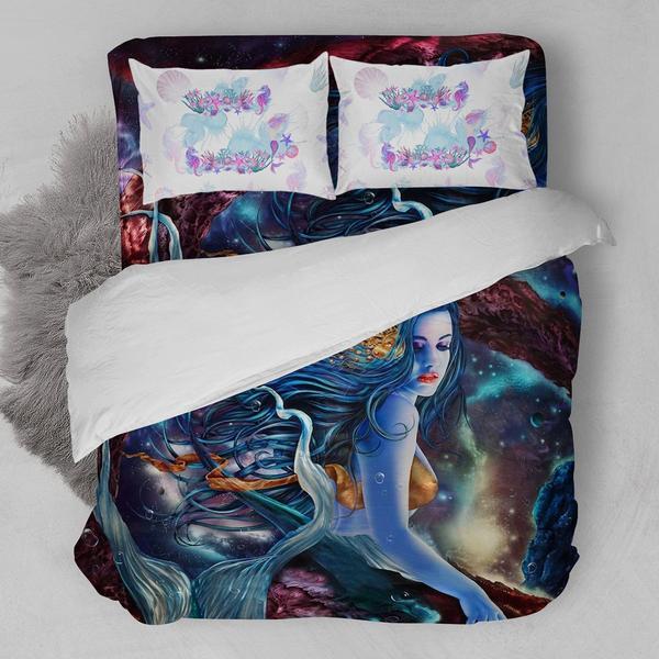 Colorful Mermaid Bedding Set