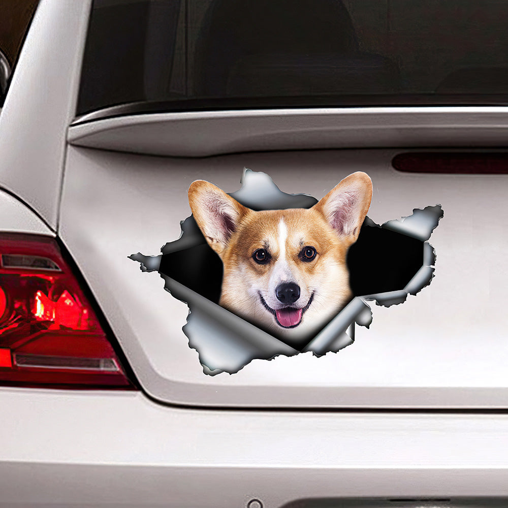 Best Corgi Car 3D Stickers Decal Car Accessories Car Decoration Amazing Gift Idea