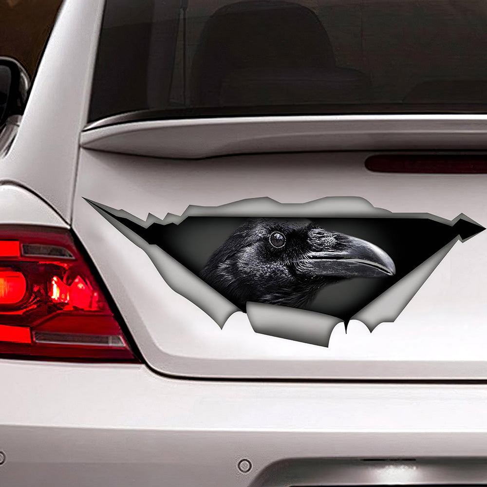 Best Crow Car Decal, Black Bird Car 3D Stickers Decal Car Accessories Car Decoration Amazing Gift Idea