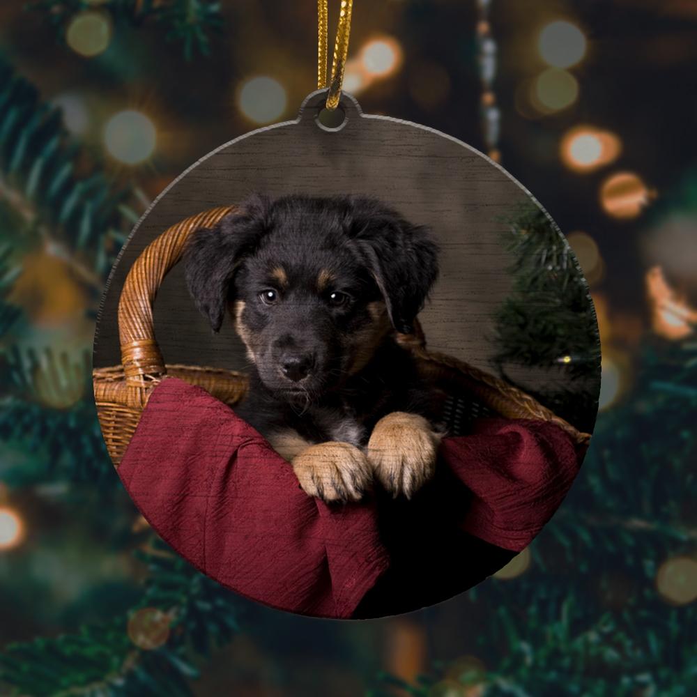 Cute German Shepherd 2 Christmas Ornament 2022 Amazing Decor Ideas