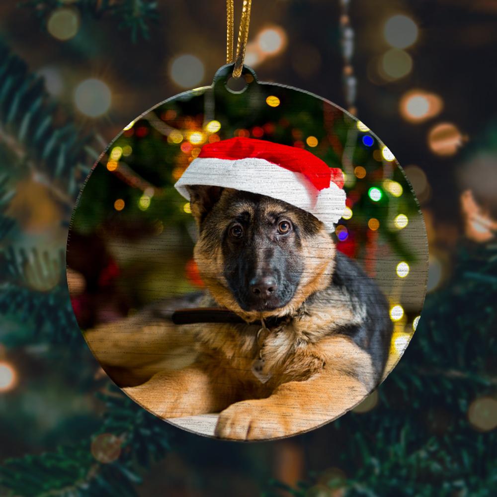 Cute German Shepherd 4 Christmas Ornament 2022 Amazing Decor Ideas
