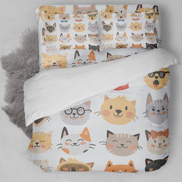 Cute Cat Bedding Set