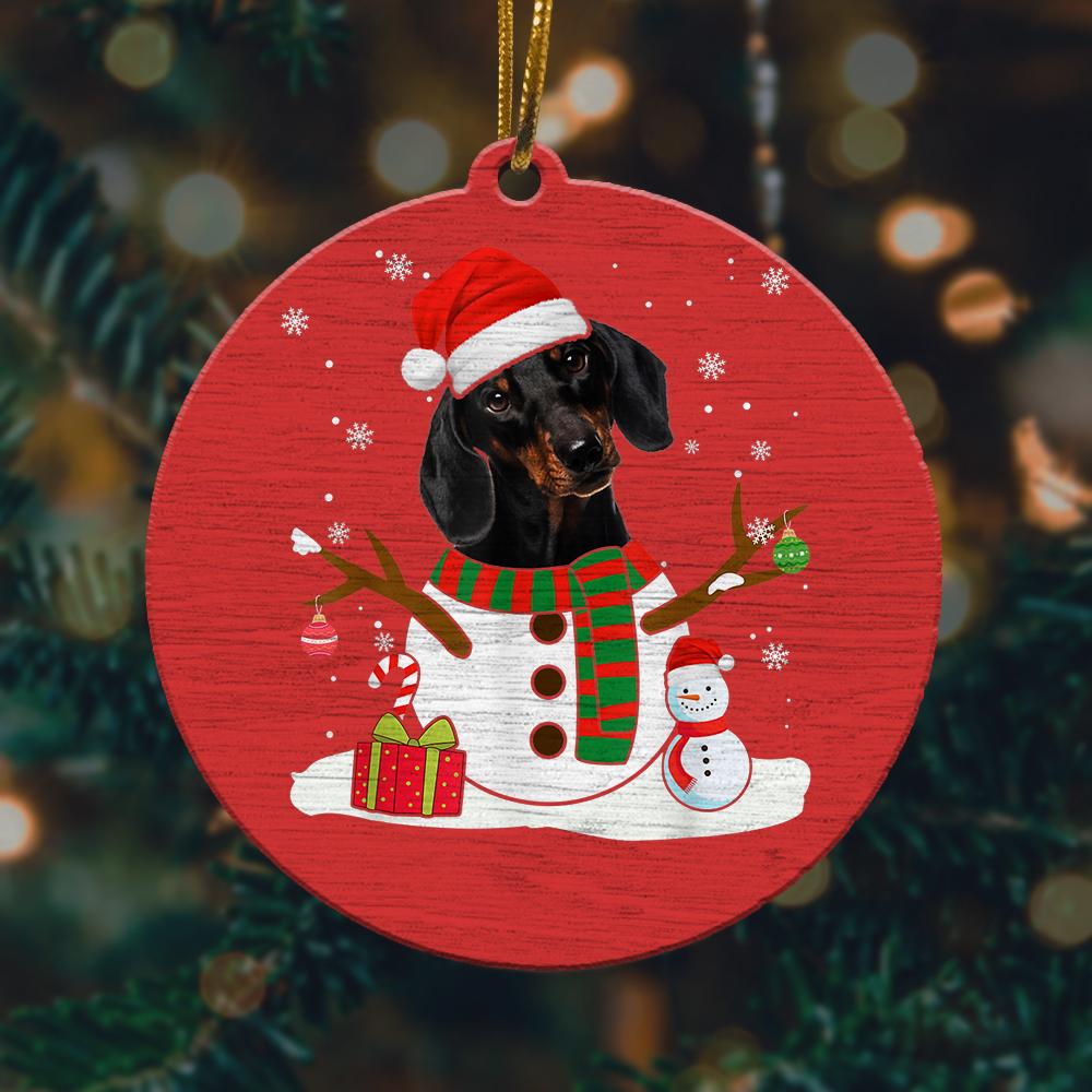 Cute Dachshund 4 Christmas Ornament 2022 Amazing Decor Ideas