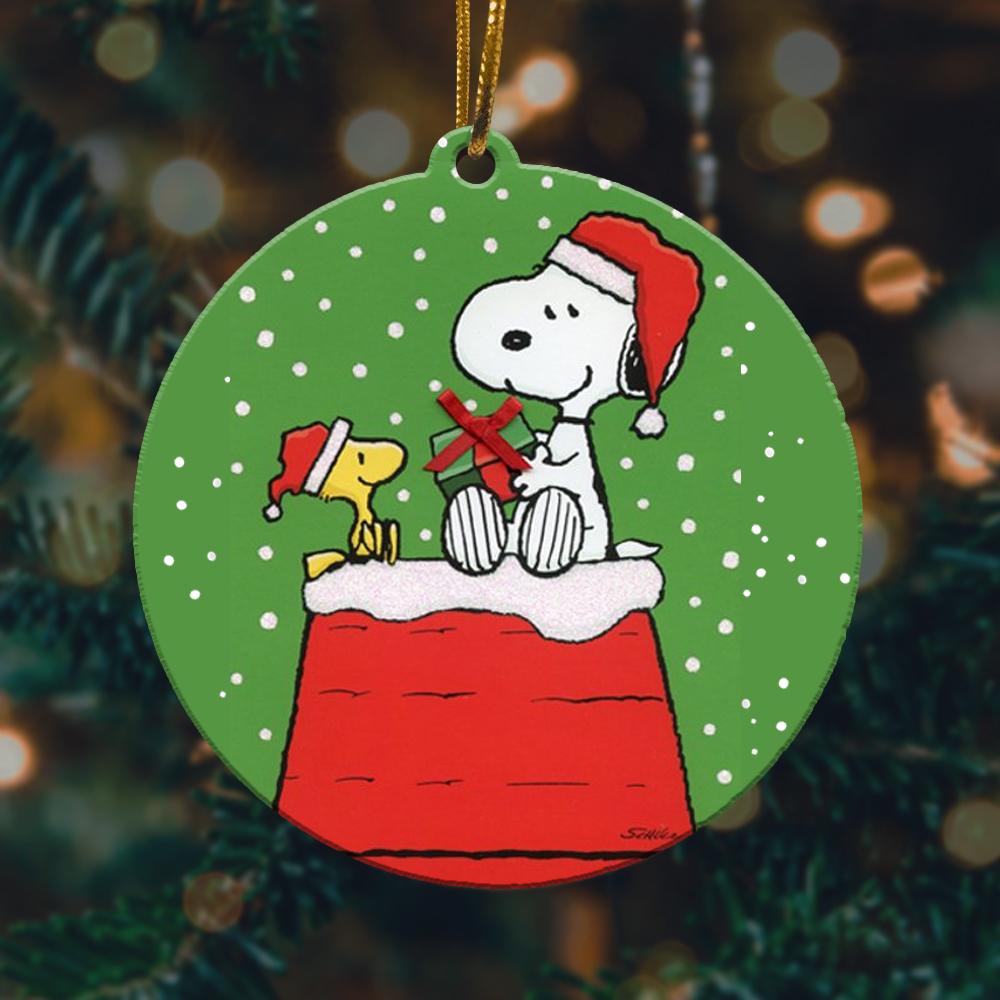 Cute Snoopy 2 Christmas Ornament 2022 Amazing Decor Ideas