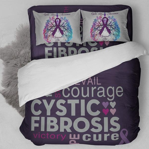 Cystic Fibrosis Awareness Bedding Set