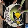 Dc Wolverine Xmen Love To The Moon Mock Jigsaw Puzzle Kid Toys