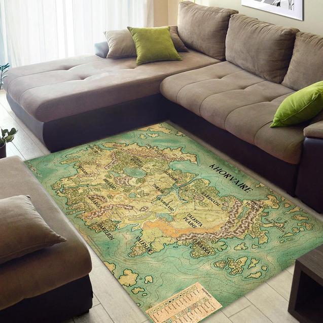 The Continent Of Khorvaire Eberron Map Area Rug Home Decor Bedroom Living Room Decor