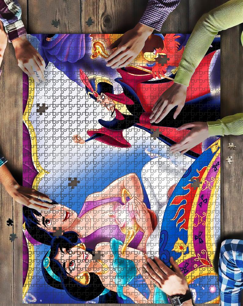 Aladdin 2 Jigsaw Mock Puzzle Kid Toys
