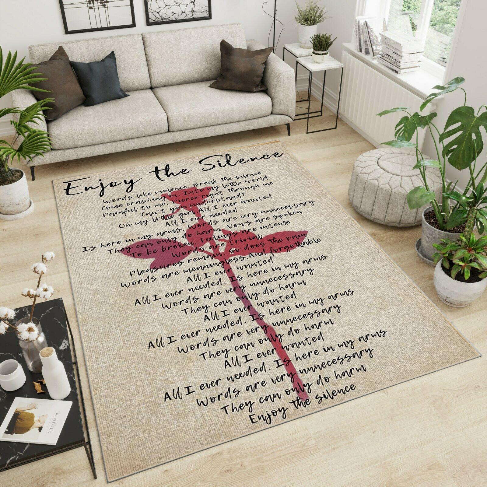 Depeche Mode Area Rug Home Decor Bedroom Living Room Decor