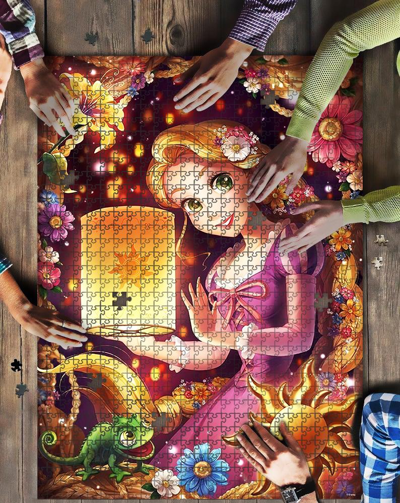 Rapunzel Princess Jigsaw Mock Puzzle Kid Toys