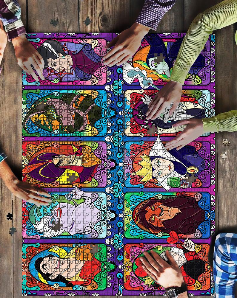 Character Glass Jigsaw Mock Puzzle