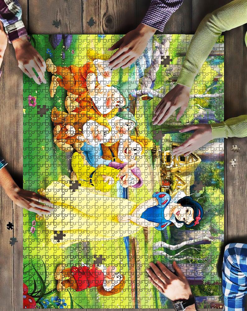 Princess Snow White Jigsaw Mock Puzzle