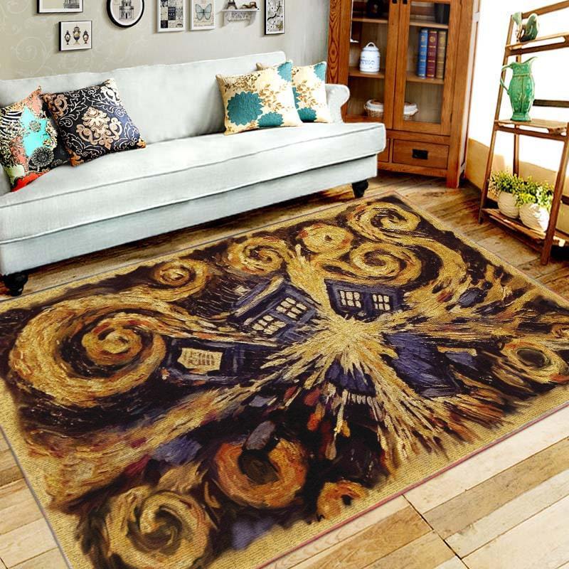 Doctor Who Area Rug Home Decor Bedroom Living Room Decor