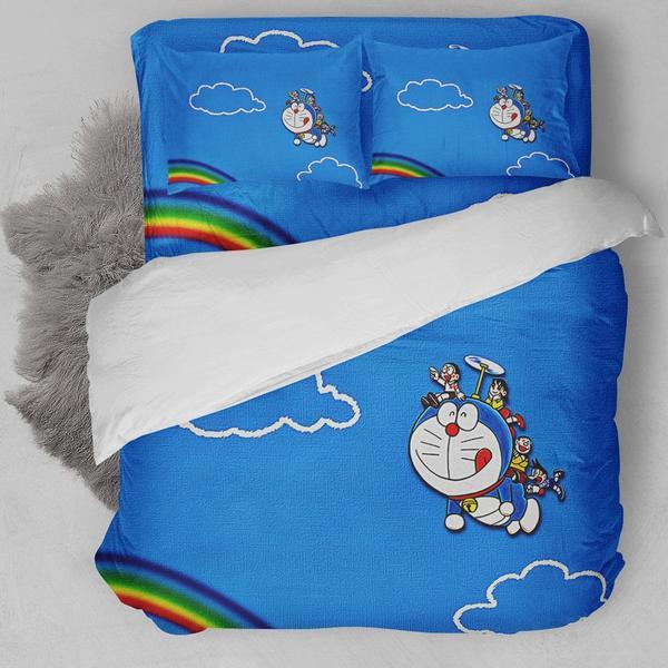 Doraemon And Friends Bedding Set