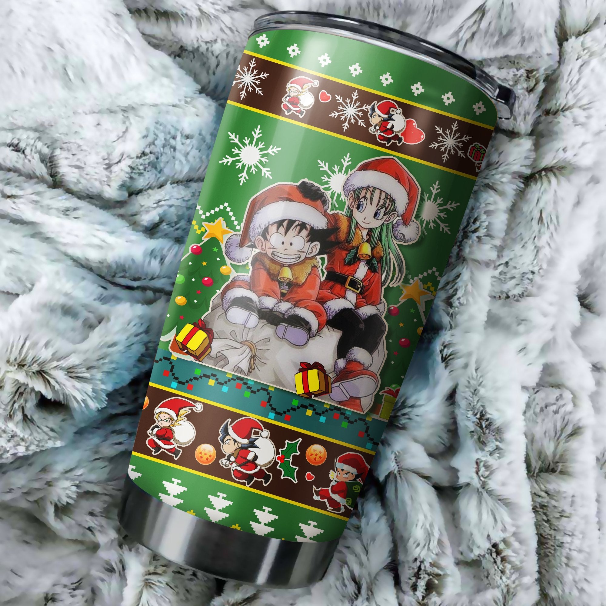 Dragon Ball 3 Christmas Tumbler Perfect Birthday Best Gift Stainless Traveling Mugs 2021