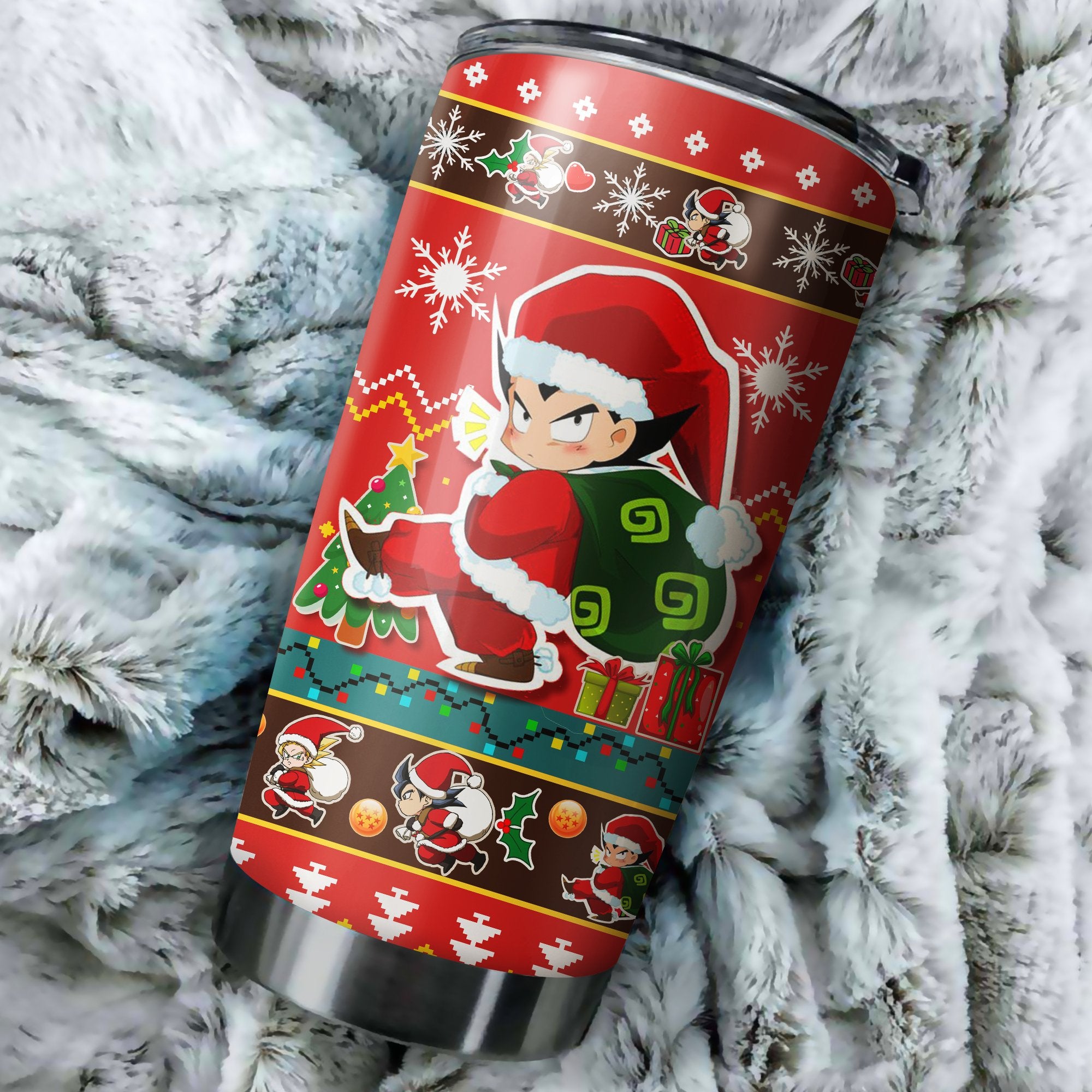 Dragon Ball 4 Christmas Tumbler Perfect Birthday Best Gift Stainless Traveling Mugs 2021