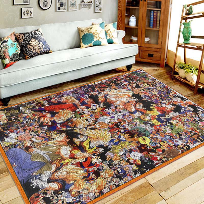 Dragon Ball Area Rug Home Decor Bedroom Living Room Decor