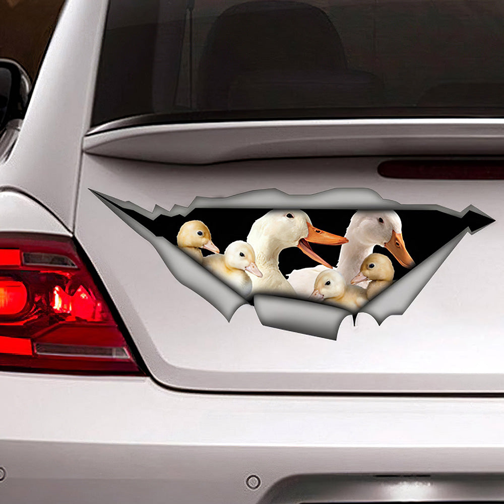 Best Ducks Car 3D Stickers Decal Car Accessories Car Decoration Amazing Gift Idea