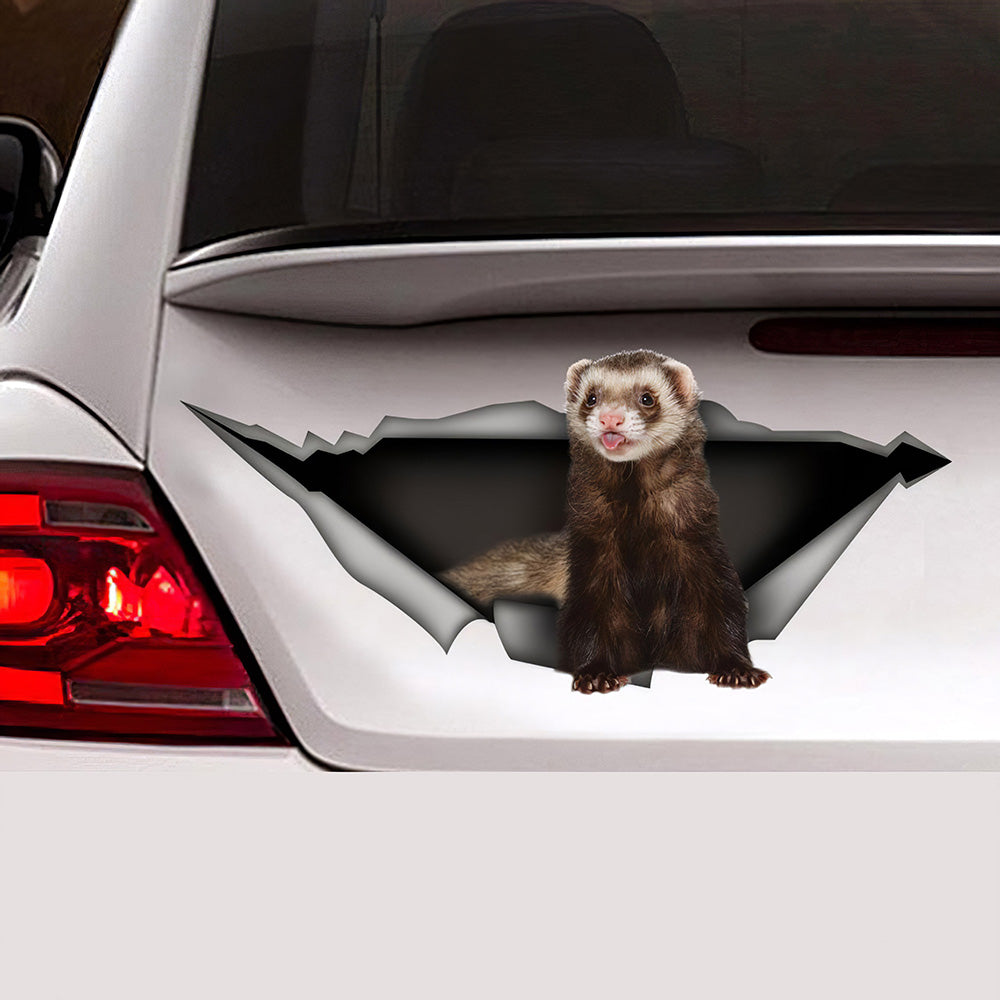 Best Ferret Car 1 Car 3D Stickers Decal Car Accessories Car Decoration Amazing Gift Idea