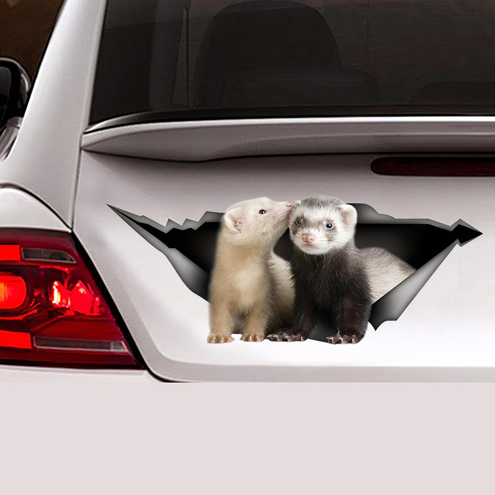 Best Ferret Car 2 Car 3D Stickers Decal Car Accessories Car Decoration Amazing Gift Idea