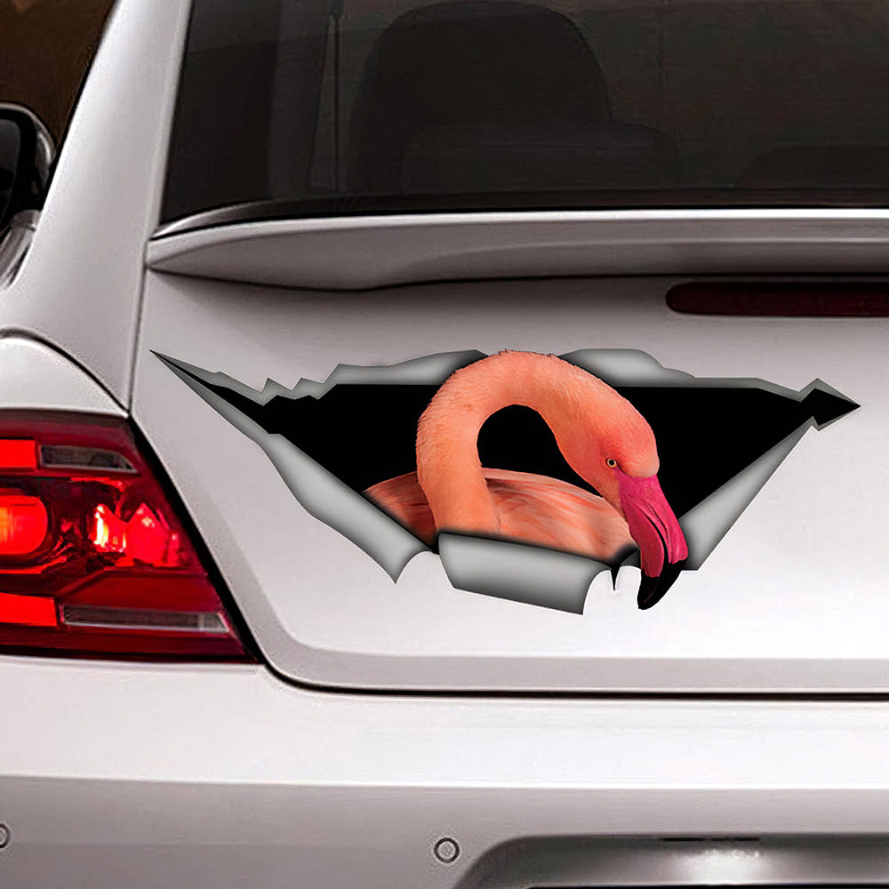 Best Flamingo Car 3D Stickers Decal Car Accessories Car Decoration Amazing Gift Idea