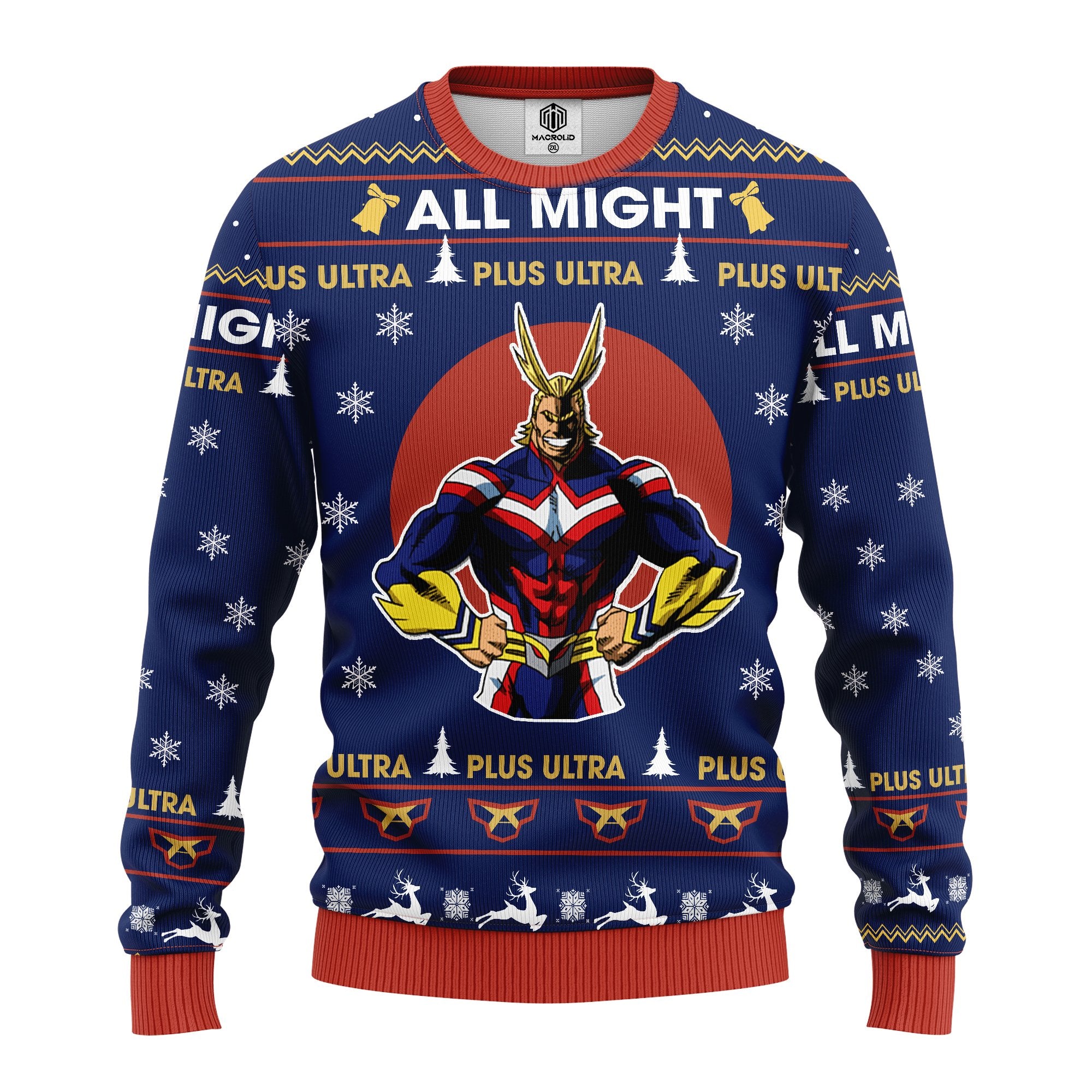 My Hero Academia Ugly Christmas Sweater Amazing Gift Idea Thanksgiving Gift